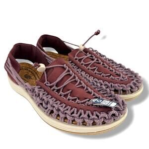 KEEN Uneek II Harvest Sandals Womens Sz 10.5 Rose Brown Birch 1028687